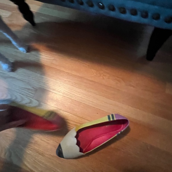 Jeffrey Campbell Multicolor Flats with Black and Cream - Picture 8 of 11